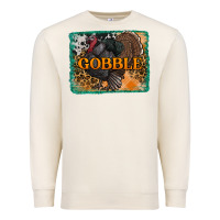 Sandshell thanksgiving turkey gobble with background Premium Sweatshirt - RanaPortraitStore