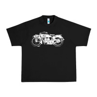 Black indian scout motorcycle Urban Heavy Tee - linhVisuals