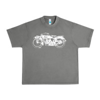 Tornado indian scout motorcycle Urban Heavy Tee - linhVisuals