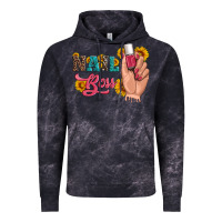 Cloud Black western sunflowers nail boss Vintage Hoodie - Artiststas