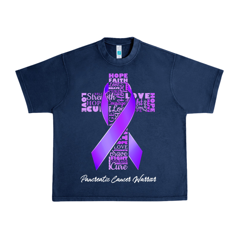 Pancreatic Cancer T Shirtfaith Hope Love Pancreatic Cancer Warrior T S Urban Heavy Tee by linhVisuals | Teevron