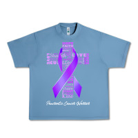 Pebble Blue pancreatic cancer t shirtfaith hope love pancreatic cancer warrior t s Urban Heavy Tee - linhVisuals