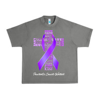 Tornado pancreatic cancer t shirtfaith hope love pancreatic cancer warrior t s Urban Heavy Tee - linhVisuals