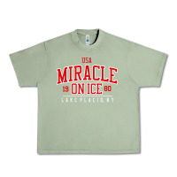 Oil Green miracle on ice Urban Heavy Tee - linhVisuals