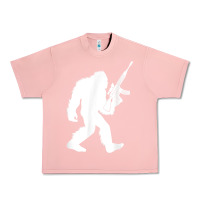 Salmon bigfoot with rifle sasquatch 2nd amendment gun t shirt Urban Heavy Tee - linhVisuals