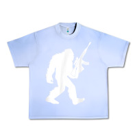 Grape Ice bigfoot with rifle sasquatch 2nd amendment gun t shirt Urban Heavy Tee - linhVisuals