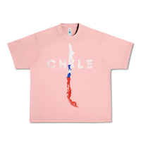 Salmon chilean map and flag   distressed chile souvenir t shirt Urban Heavy Tee - linhVisuals
