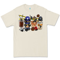 Bone Police Coffee Cups Premium Tee - FaDigitalArtStudio