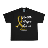 Sarcoma Awareness T  Shirt Sarcoma Awareness Faith Hope Love   In This Urban Heavy Tee | Teevron