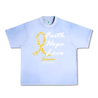 Grape Ice sarcoma awareness t  shirt sarcoma awareness faith hope love   in this Urban Heavy Tee - linhVisuals