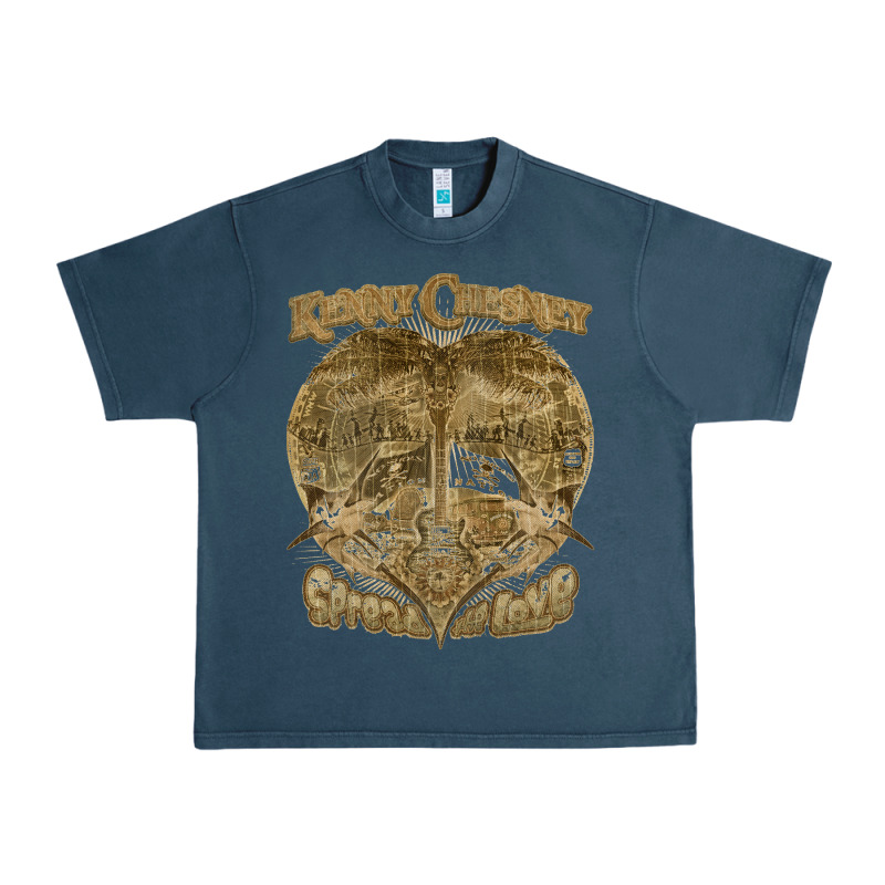 Kenny Chesney Vintage Art Urban Heavy Tee by linhVisuals | Teevron