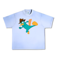 Grape Ice perry the platypus Urban Heavy Tee - linhVisuals