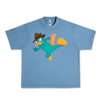 Pebble Blue perry the platypus Urban Heavy Tee - linhVisuals