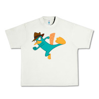 Pistachio perry the platypus Urban Heavy Tee - linhVisuals