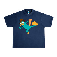 Navy perry the platypus Urban Heavy Tee - linhVisuals
