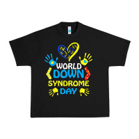 Black world down syndrome day t shirt support and awareness 3.21 t shirt Urban Heavy Tee - linhVisuals