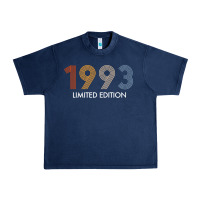 Navy retro 29 years vintage 1993 limited edition 29th birthday t shirt Urban Heavy Tee - linhVisuals