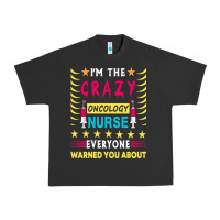 Pigment Black oncology nurse t  shirt i'm the crazy oncology nurse t  shirt Urban Heavy Tee - linhVisuals