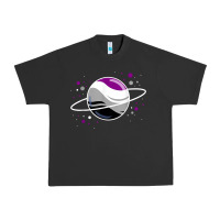 Pigment Black asexual outer space planet ace pride t shirt Urban Heavy Tee - linhVisuals