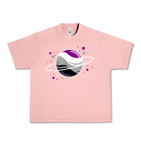 Salmon asexual outer space planet ace pride t shirt Urban Heavy Tee - linhVisuals
