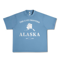 Pebble Blue alaska the last frontier t shirt Urban Heavy Tee - linhVisuals