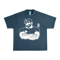 Midnight Navy bobo bear   adam likes crossing arms t shirt Urban Heavy Tee - linhVisuals