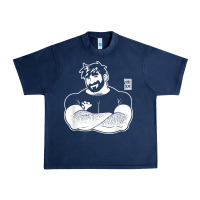 Navy bobo bear   adam likes crossing arms t shirt Urban Heavy Tee - linhVisuals