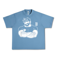 Pebble Blue bobo bear   adam likes crossing arms t shirt Urban Heavy Tee - linhVisuals