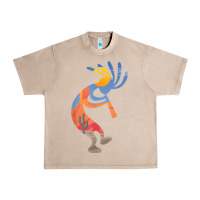 French Oak dancing kokopelli southwestern usa native american symbol t shirt Urban Heavy Tee - linhVisuals
