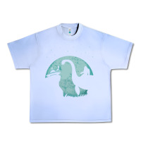 Grape Ice bigfoot riding loch ness monster sasquatch ufo abduction pullover hood Urban Heavy Tee - linhVisuals