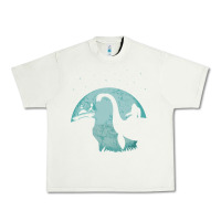 Pistachio bigfoot riding loch ness monster sasquatch ufo abduction pullover hood Urban Heavy Tee - linhVisuals