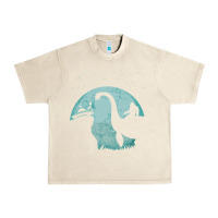 Sandshell bigfoot riding loch ness monster sasquatch ufo abduction pullover hood Urban Heavy Tee - linhVisuals