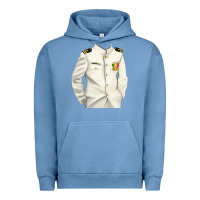 Pigment Pebble Blue us navy Urban Hoodie - RanaPortraitStore