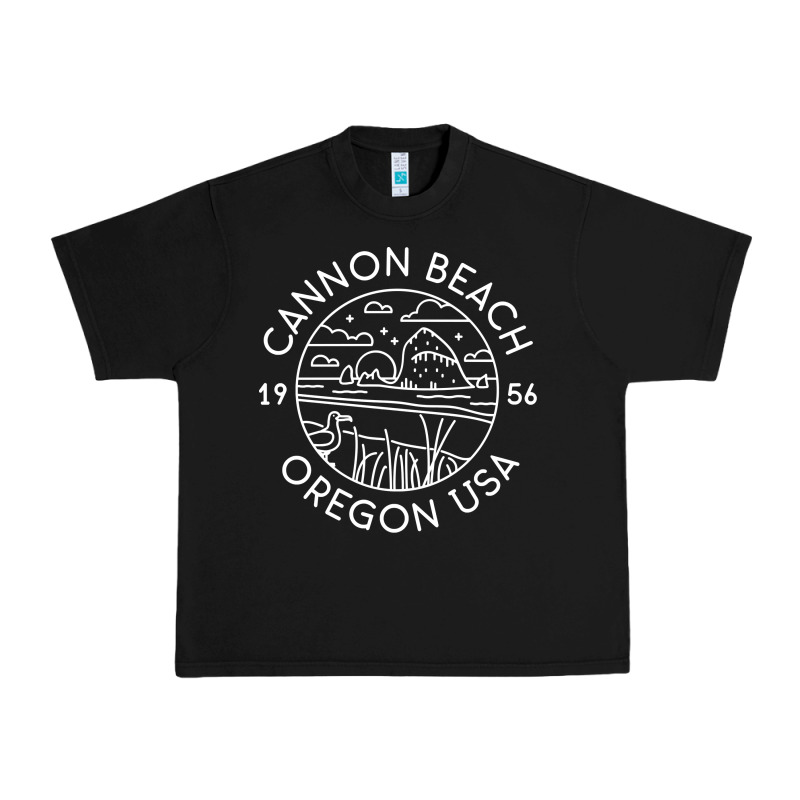 Cannon Beach 1956 Oregon Clatsop Sweatshirt Urban Heavy Tee by linhVisuals | Teevron