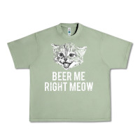 Oil Green beer me right meow Urban Heavy Tee - linhVisuals