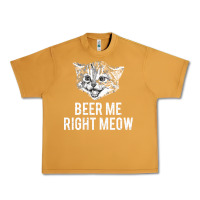 Peanut Butter beer me right meow Urban Heavy Tee - linhVisuals