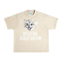 Sandshell beer me right meow Urban Heavy Tee - linhVisuals