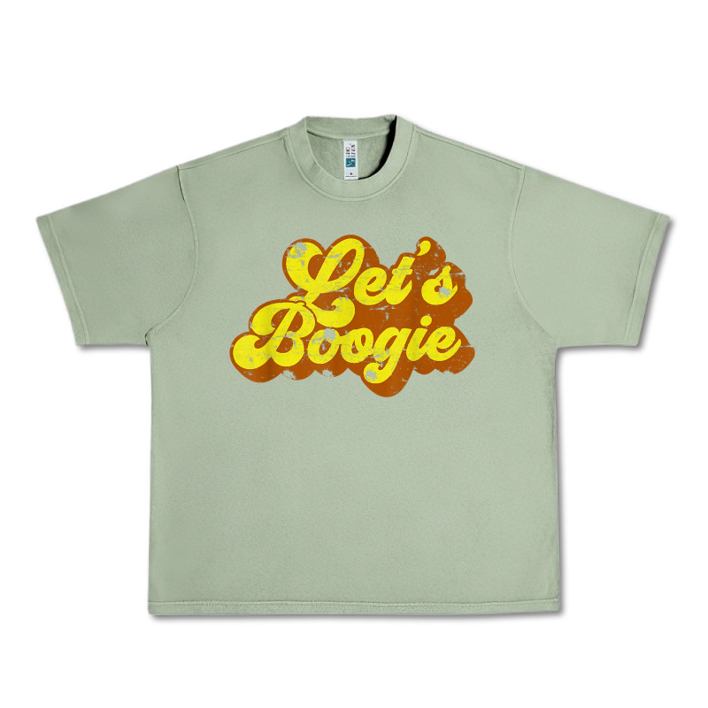Lets Boogie Shirt Vintage Dancing 1980s Disco Themed Party T Shirt Urban Heavy Tee by linhVisuals | Teevron
