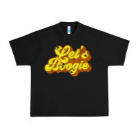 Black lets boogie shirt vintage dancing 1980s disco themed party t shirt Urban Heavy Tee - linhVisuals