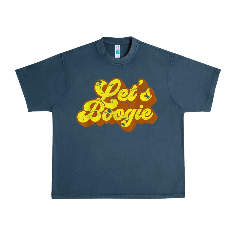 Lets Boogie Shirt Vintage Dancing 1980s Disco Themed Party T Shirt Urban Heavy Tee by linhVisuals | Teevron