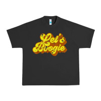 Pigment Black lets boogie shirt vintage dancing 1980s disco themed party t shirt Urban Heavy Tee - linhVisuals