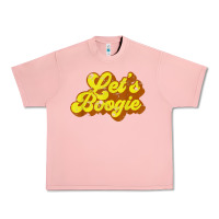 Salmon lets boogie shirt vintage dancing 1980s disco themed party t shirt Urban Heavy Tee - linhVisuals
