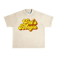 Sandshell lets boogie shirt vintage dancing 1980s disco themed party t shirt Urban Heavy Tee - linhVisuals