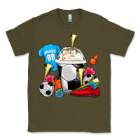 Army Green Soccer Frappe Coffee Classic Tee - FaDigitalArtStudio