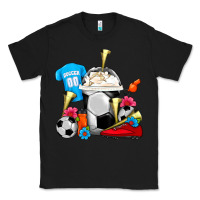 Black Soccer Frappe Coffee Classic Tee - FaDigitalArtStudio