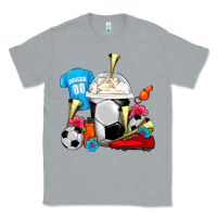 Heather Grey Soccer Frappe Coffee Classic Tee - FaDigitalArtStudio