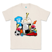 Natural Soccer Frappe Coffee Classic Tee - FaDigitalArtStudio