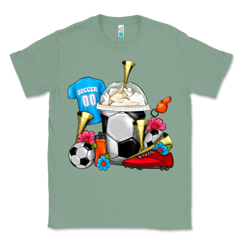 Soccer Frappe Coffee Classic Tee by FaDigitalArtStudio | Teevron
