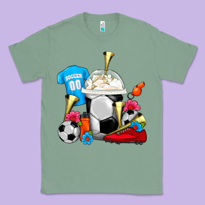 Soccer Frappe Coffee Classic Tee Designed By Fadigitalartstudio