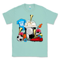 Seafoam Soccer Frappe Coffee Classic Tee - FaDigitalArtStudio